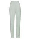 Alberta Ferretti Woman Pants Sage Green Size 6 Polyester, Virgin Wool, Elastane
