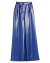 Alberta Ferretti Woman Pants Slate Blue Size 2 Silk, Polyamide, Polyester In Blue