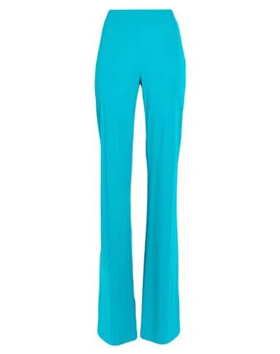 Alberta Ferretti Woman Pants Turquoise Size 8 Viscose In Blue
