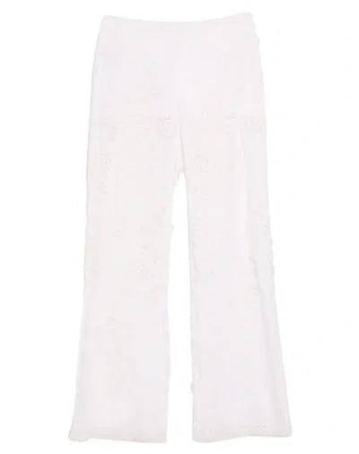Alberta Ferretti Woman Pants White Size 2 Polyester, Cotton