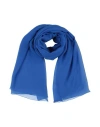 Alberta Ferretti Woman Scarf Bright Blue Size - Silk