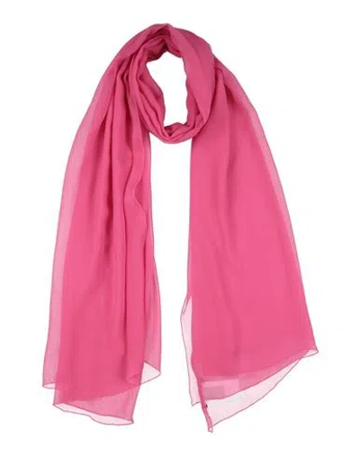 Alberta Ferretti Woman Scarf Magenta Size - Silk In Magenta