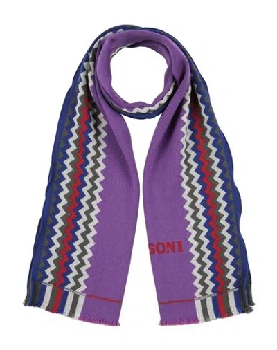 Alberta Ferretti Woman Scarf Purple Size - Wool