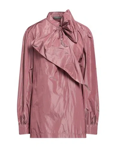 Alberta Ferretti Woman Shirt Antique Rose Size 6 Polyester, Silk In Pink