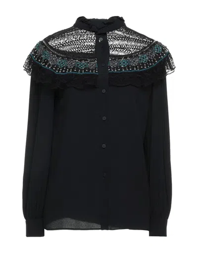 Alberta Ferretti Shirts In Black