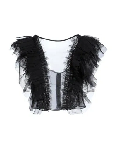 Alberta Ferretti Woman Shirt Black Size 6 Silk