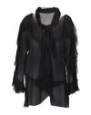 Alberta Ferretti Woman Shirt Black Size 4 Silk In Black