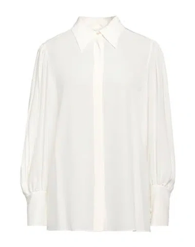 Alberta Ferretti Woman Shirt Ivory Size 6 Silk In White