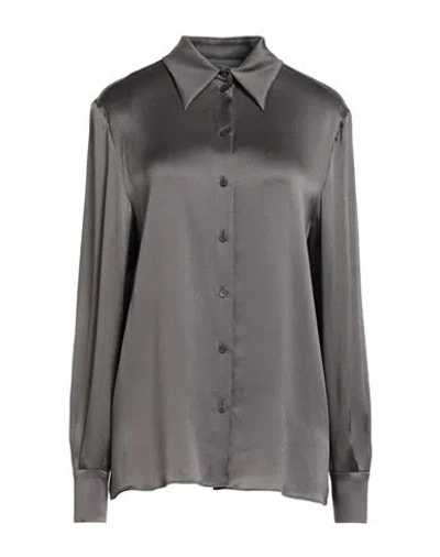 Alberta Ferretti Woman Shirt Lead Size 6 Acetate, Silk