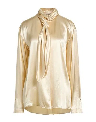 Alberta Ferretti Woman Shirt Pastel Yellow Size S Viscose