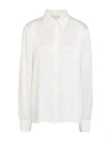 Alberta Ferretti Woman Shirt White Size 6 Acetate, Silk