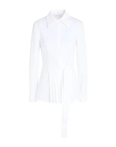 Alberta Ferretti Woman Shirt White Size 6 Cotton