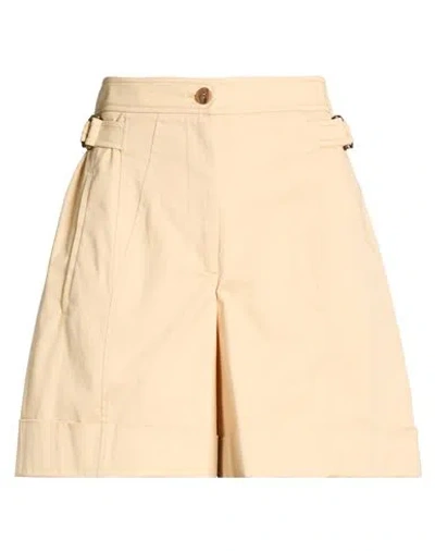 Alberta Ferretti Woman Shorts & Bermuda Shorts Apricot Size 4 Cotton, Elastane In Multi