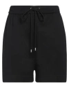 Alberta Ferretti Woman Shorts & Bermuda Shorts Black Size 4 Cotton In Black