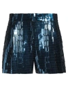 Alberta Ferretti Woman Shorts & Bermuda Shorts Blue Size 8 Polyamide, Pvc - Polyvinyl Chloride, Glas In Blue
