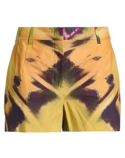 Alberta Ferretti Woman Shorts & Bermuda Shorts Mandarin Size 4 Cotton In Orange