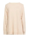 Alberta Ferretti Woman Sweater Beige Size 4 Cashmere In Pink