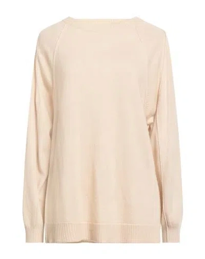 Alberta Ferretti Woman Sweater Beige Size 4 Cashmere In Pink