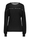 Alberta Ferretti Woman Sweater Black Size 12 Virgin Wool