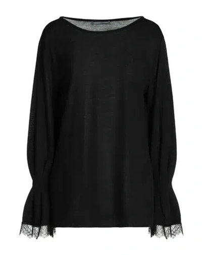 Alberta Ferretti Woman Sweater Black Size 4 Virgin Wool
