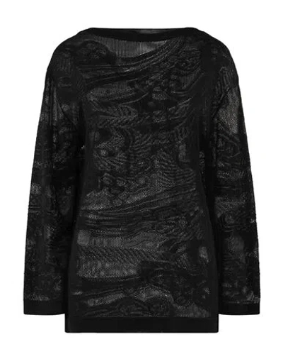 Alberta Ferretti Woman Sweater Black Size 4 Viscose