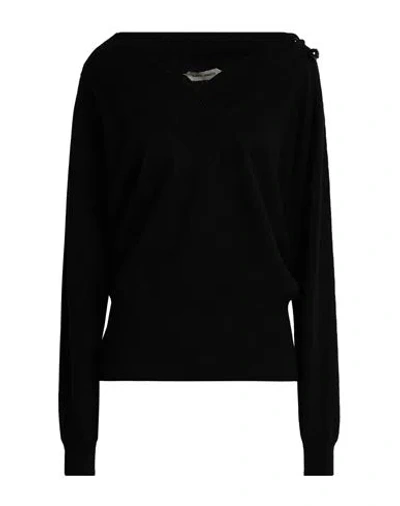 Alberta Ferretti Woman Sweater Black Size 6 Cashmere