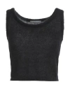Alberta Ferretti Woman Sweater Black Size 6 Mohair Wool, Polyamide, Virgin Wool, Elastane In Black