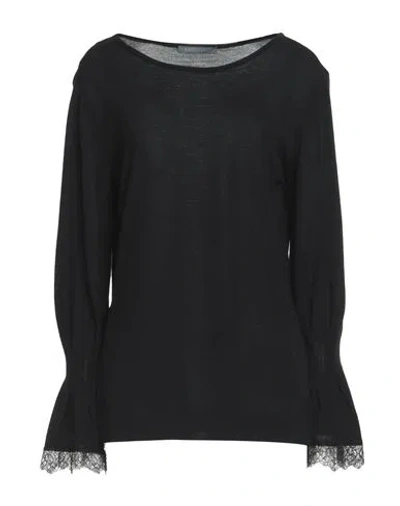 Alberta Ferretti Woman Sweater Black Size 6 Virgin Wool