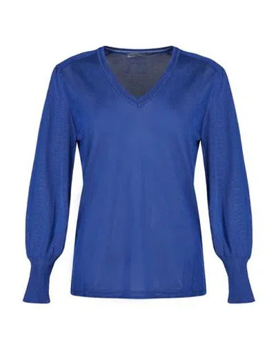 Alberta Ferretti Woman Sweater Blue Size 2 Viscose