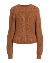 Alberta Ferretti Woman Sweater Brown Size 4 Viscose, Wool, Polyester, Polyamide, Elastane