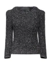 Alberta Ferretti Woman Sweater Charcoal Size 6 Polyamide, Polyester