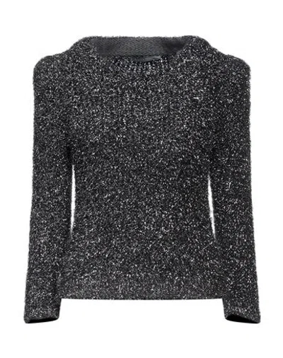 Alberta Ferretti Woman Sweater Charcoal Size 6 Polyamide, Polyester