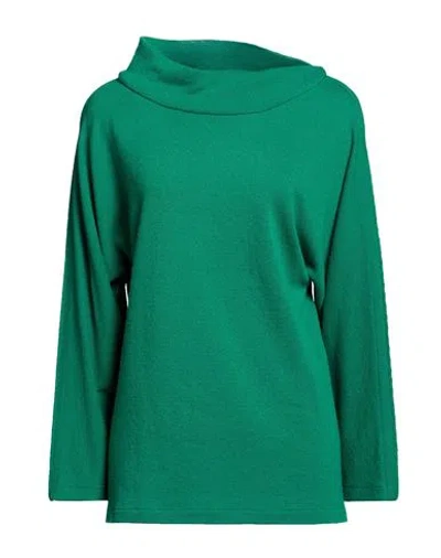 Alberta Ferretti Woman Sweater Green Size 10 Virgin Wool, Cashmere