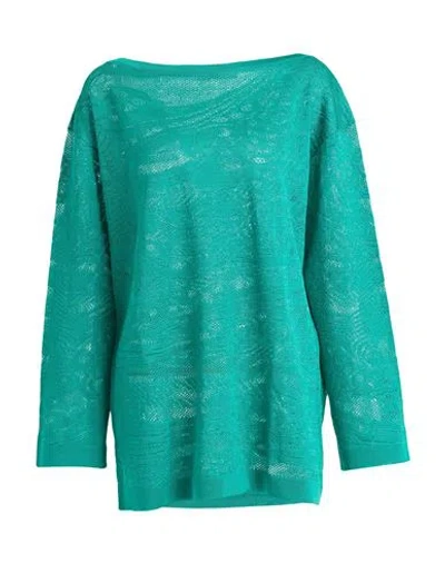 Alberta Ferretti Woman Sweater Green Size 10 Viscose