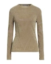 Alberta Ferretti Woman Sweater Khaki Size 4 Viscose, Polyamide In Gray