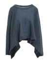 Alberta Ferretti Woman Sweater Lead Size 8 Mohair Wool, Polyamide, Virgin Wool