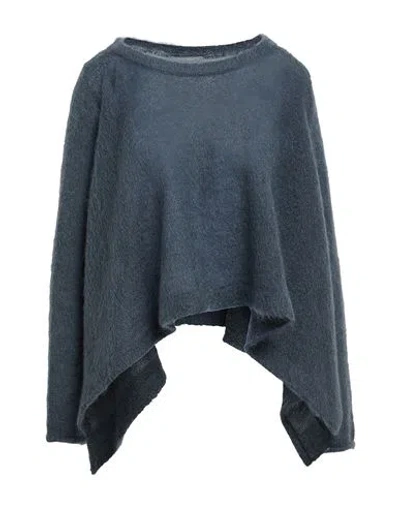 Alberta Ferretti Woman Sweater Lead Size 8 Mohair Wool, Polyamide, Virgin Wool
