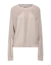 Alberta Ferretti Woman Sweater Light Brown Size 8 Cotton In Beige