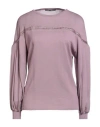 Alberta Ferretti Woman Sweater Lilac Size 4 Virgin Wool