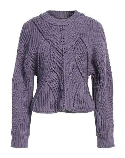 Alberta Ferretti Woman Sweater Lilac Size 4 Virgin Wool In Purple