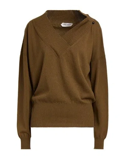 Alberta Ferretti Woman Sweater Military Green Size 4 Cashmere