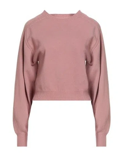Alberta Ferretti Woman Sweater Pink Size 6 Virgin Wool, Cashmere
