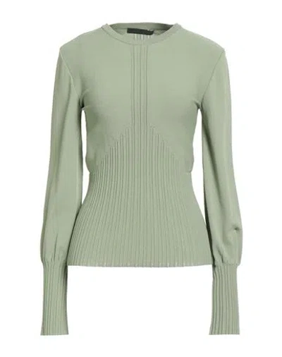Alberta Ferretti Woman Sweater Sage Green Size 6 Viscose, Polyamide