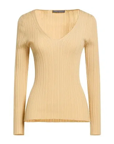 Alberta Ferretti Woman Sweater Sand Size 8 Viscose, Polyamide In Multi