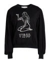 Alberta Ferretti Virgo Crystal-embellished Jumper In Black