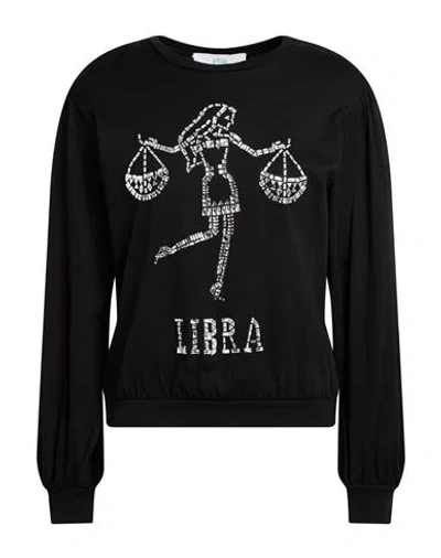 Alberta Ferretti Woman T-shirt Black Size S Cotton