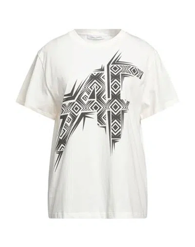 Alberta Ferretti Woman T-shirt Ivory Size L Cotton