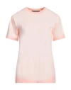 Alberta Ferretti Woman T-shirt Salmon Pink Size S Cotton