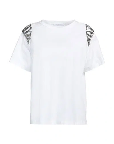 Alberta Ferretti Woman T-shirt White Size S Cotton
