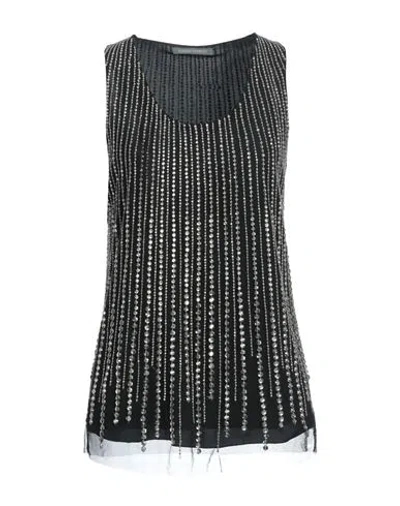 Alberta Ferretti Woman Top Black Size 8 Polyamide